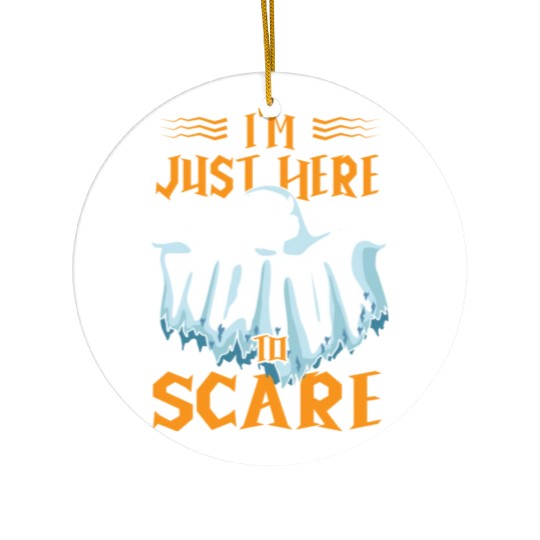 Halloween Paranormal Ghost Hunters Horror Fans Ceramic Ornaments