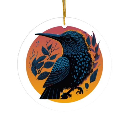 Nature Lovers - Charming Hummingbird Ceramic Ornaments