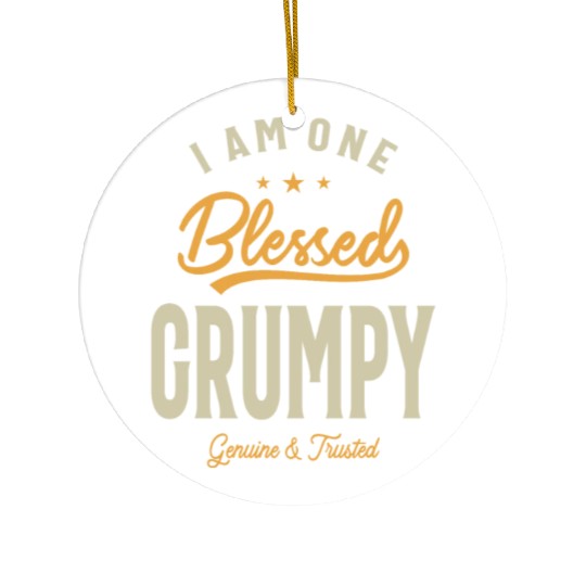 Blessed Grumpy Dad/Grandpa - Father's Day Ceramic Ornaments