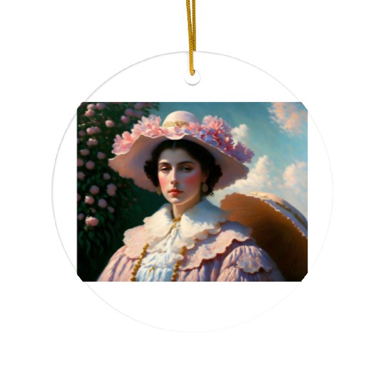 sad woman Ceramic Ornaments