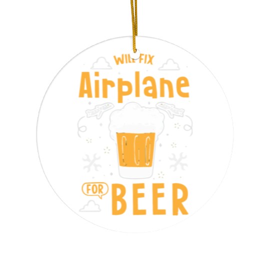 Aircraft Mechanic Ceramic Ornaments