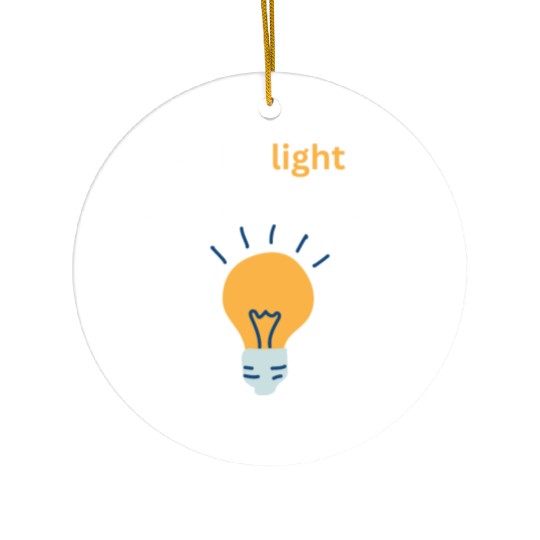 Be the light in someones darkness Ceramic Ornaments