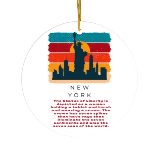 The Statue of Liberty Ceramic Ornaments