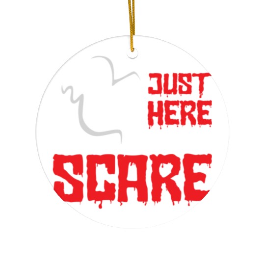 Halloween Paranormal Ghost Hunters Horror Fans Ceramic Ornaments