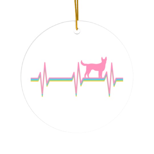 Belgian Malinois Belgian Malinois Lover Ceramic Ornaments