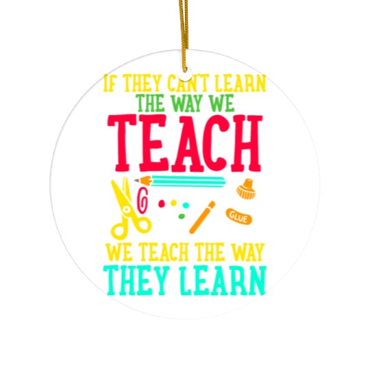 SPED Teacher Special Education Ceramic Ornaments