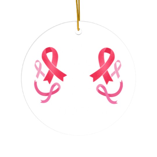 Pink Ribbon Keep Calm And Save Boobies Breast Ceramic Ornaments
