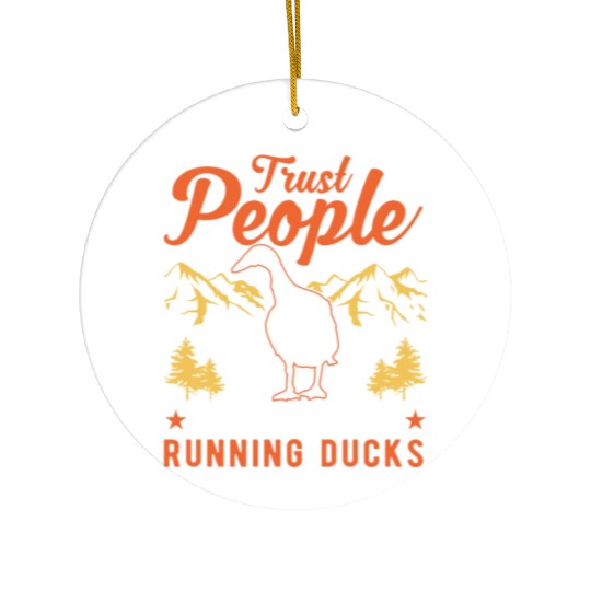 Indian Runner Gift Running Duck Ceramic Ornaments