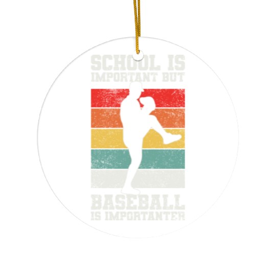 Baseball Pitcher Baseball Player Ceramic Ornaments