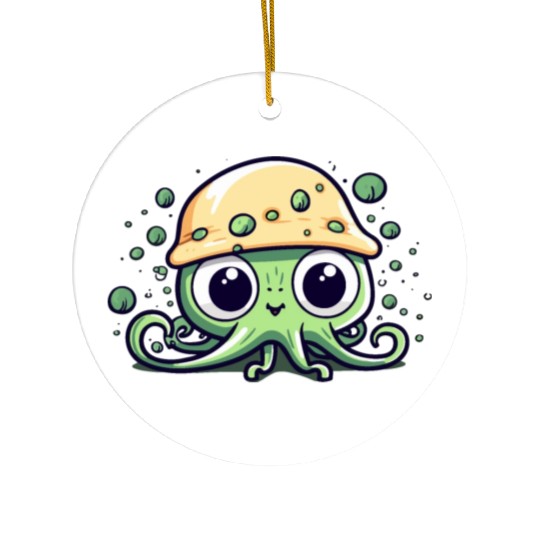 Kawaii Octopus Ceramic Ornaments