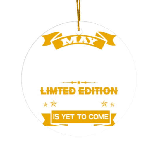 May 1973 Birthday Surprise Ceramic Ornaments