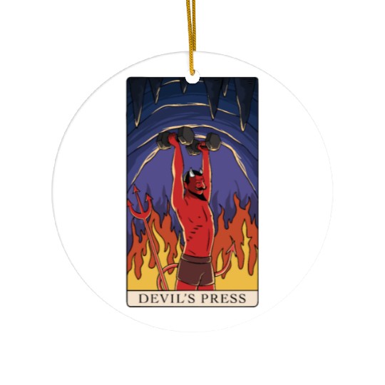 Tarot Devils Press Fitness Gym Bodybuilding Ceramic Ornaments