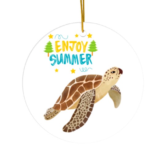 Sea Turtle Ceramic Ornaments
