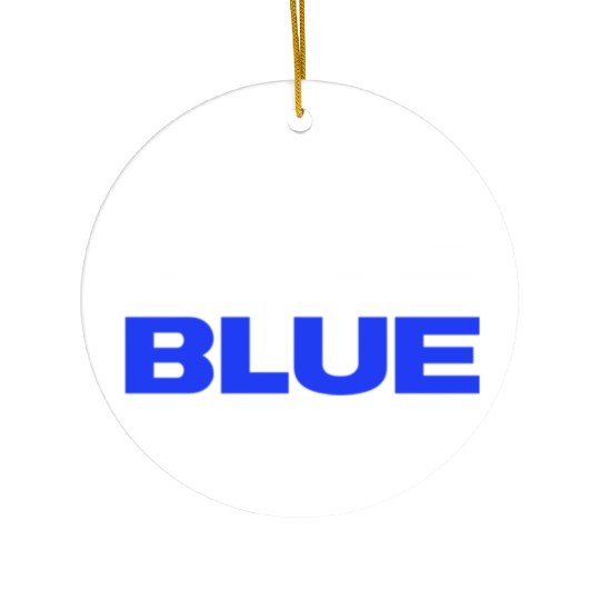 USA Election Vote Blue Minimalist Ceramic Ornaments