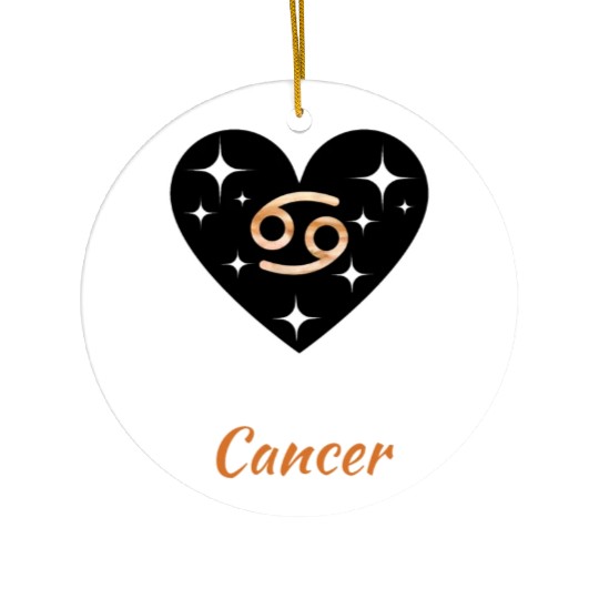 CANCER ZODIAC SIGN, astrology, birthday Ceramic Ornaments