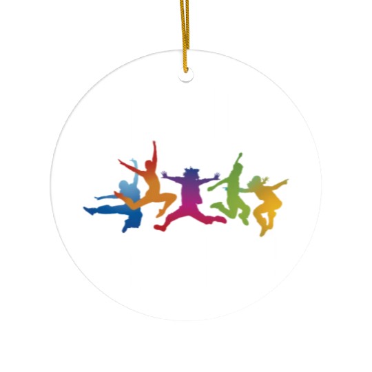 Dance Teacher Class Teach Dancer Dancing Ceramic Ornaments