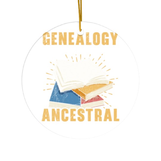 Genealogy Known As Ancestral Obsession Disorder Ceramic Ornaments