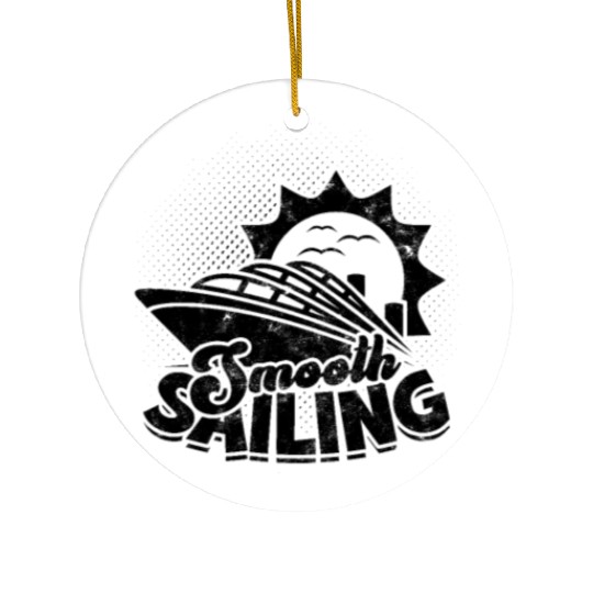 Smooth sailing - Cruise Ceramic Ornaments