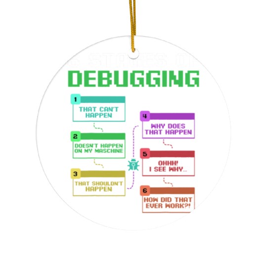 Computer Science Programmer Hacker IT Geek Ceramic Ornaments