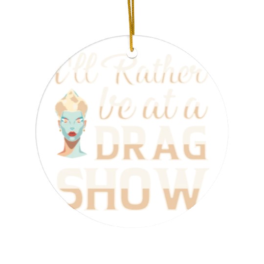 LGBTQ Off Duty Drag Queen Pride Ceramic Ornaments