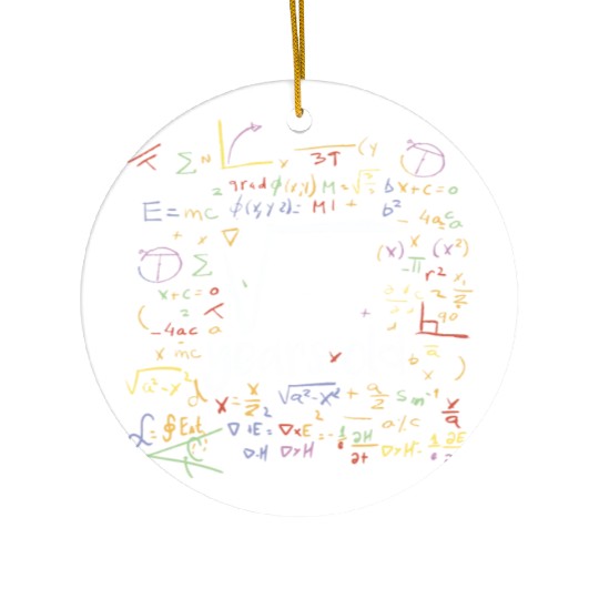 Math Quote 3 Years Old Birthday 3rd Birthday Ceramic Ornaments