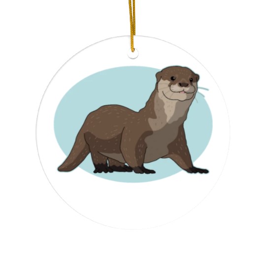Otters Lover Pet That Otter Ceramic Ornaments