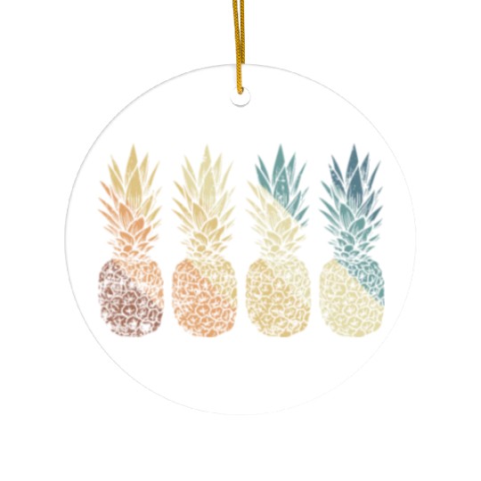 Pineapple sweet Fruit tropical Ceramic Ornaments