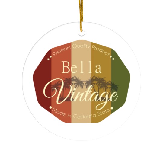 Bella Vintage design Ceramic Ornaments
