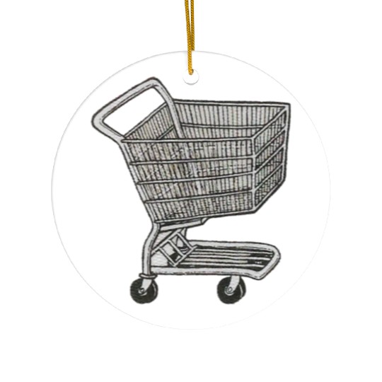 Einkaufswagen World Industries Skateboard Design Ceramic Ornaments