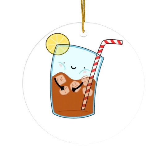 Hey Sweet Tea Cute Iced Tea Ceramic Ornaments