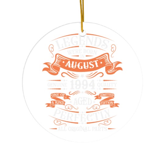 August 1994 anniversary 1994 legends August Ceramic Ornaments