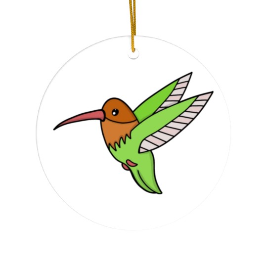 A Sweet Hummingbird Ceramic Ornaments