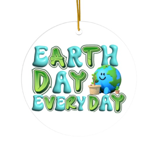 Earth day everyday Ceramic Ornaments