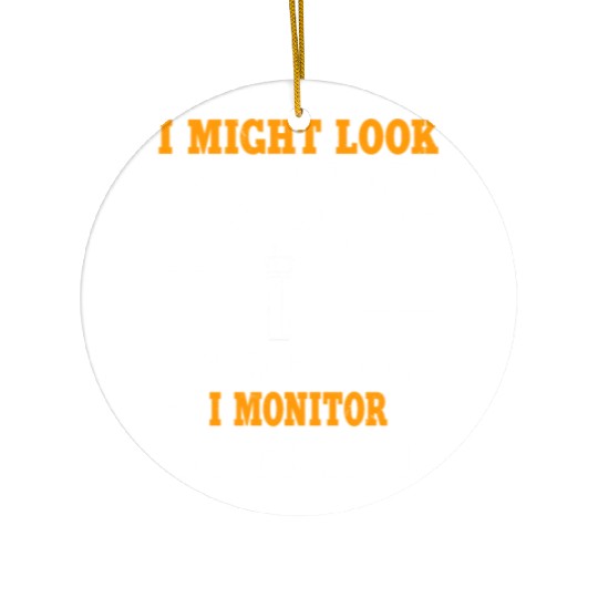 Funny Air Traffic Controller Humor Aviation Safety Ceramic Ornaments