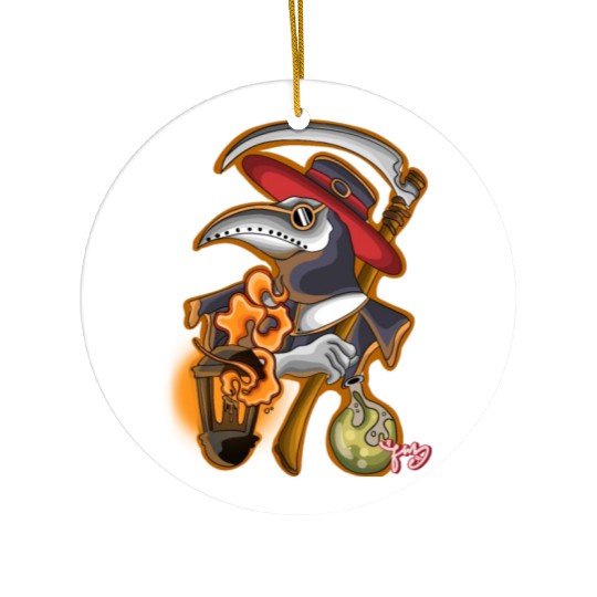 plague doctor Ceramic Ornaments