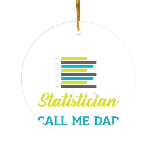 Statistics Numbers Data Science Statistician Dad Ceramic Ornaments