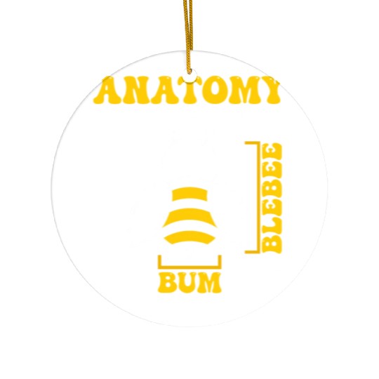 Anatomy of a Bumblebee Bee Lover Gift Ceramic Ornaments