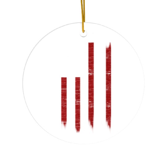 Cornhole Usa Flag Cornholer Bean Bag Game Ceramic Ornaments