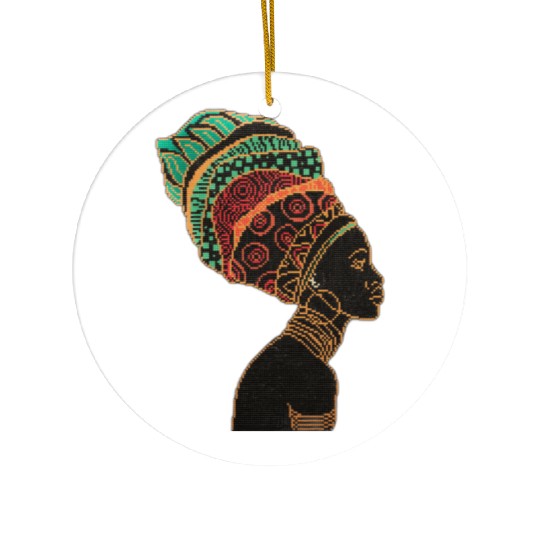 African Women Ceramic Ornaments