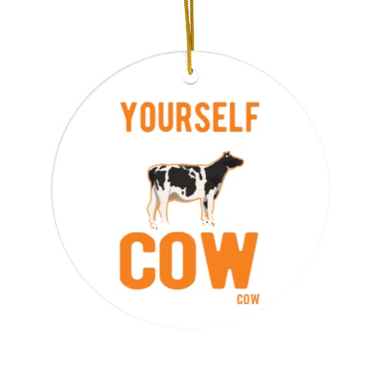 Cow Gift Farmer Cattle Breeder Cows Ceramic Ornaments