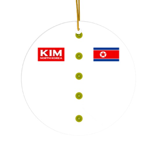 Kim Jong Un Halloween Ceramic Ornaments