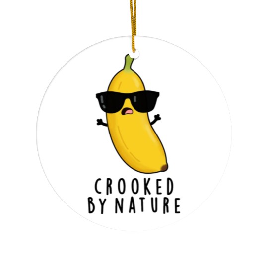 Crooked By Nature Cute Banana Ceramic Ornaments