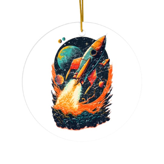 To The Mars Ceramic Ornaments