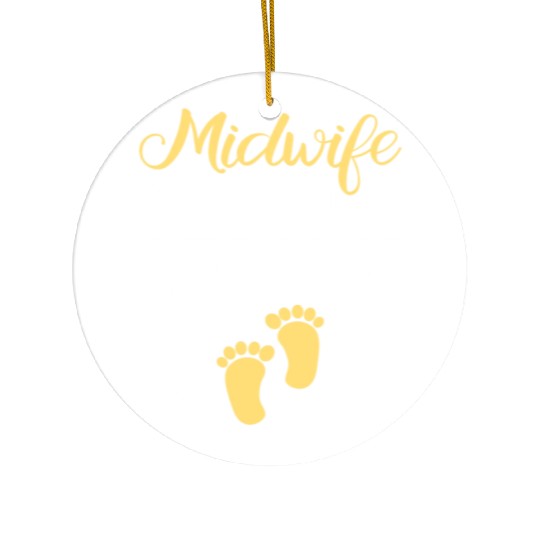 Midwifery Profession Newborn Childbirth Midwife Ceramic Ornaments