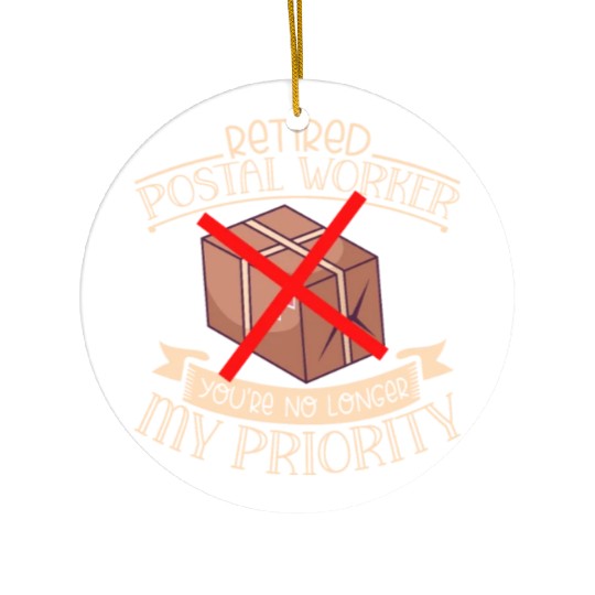 Postal Worker Mail Lady Mail Carrier Postal Ceramic Ornaments