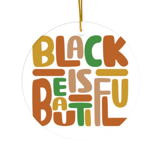 Black Is Beautiful Ceramic Ornaments