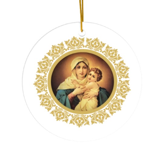 Our Lady Mother Catholic Ceramic Ornaments