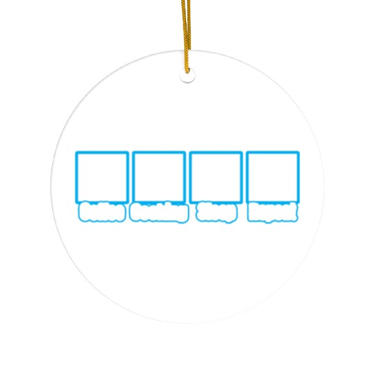 Chef Coffee Cooking Sleep Repeat Ceramic Ornaments