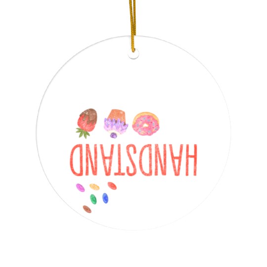 Sweets Tasty Cookie Ceramic Ornaments