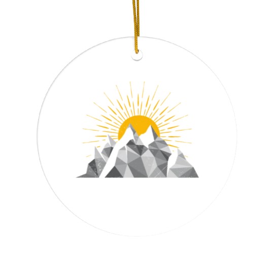 Mountain is Calling Mountain lover Climber Ceramic Ornaments
